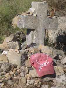 Sun Bleached Cap From My Buddy Steve and  Rosary from My Friend Lorna in Malta.