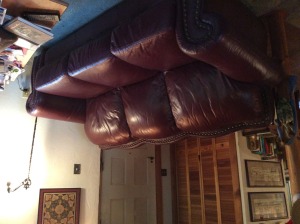 New couch at the ranch.