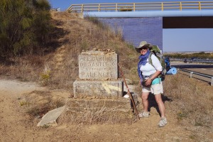 Mary Margaret on the Camino.
