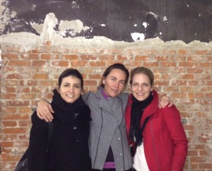 Anamaria, Laura and Alida in Madrid today.