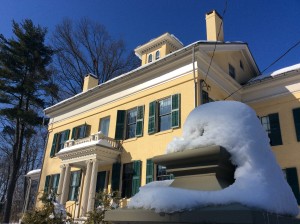 Emily Dickenson's house in Amherst ,Massachusetts.