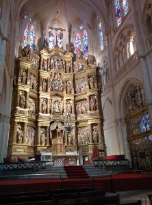 Altarpiece in Burgos Cathedral, I'm pretty sure.
