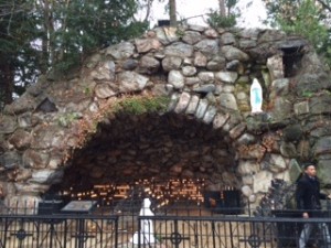Grotto where Catherine and Dana prayed for us.