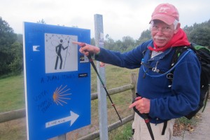There's Felipe on the Camino, 
