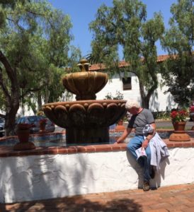 Fountain at the mission.