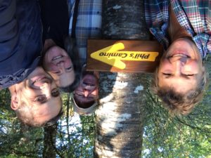 Catherine, me, Dana and George out for our walk yesterday.