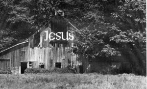 The Jesus Barn, Vashon Island gone by, Washington, USA.